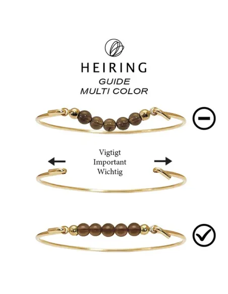 Heiring Eternity Top – udskiftelig armbåndstop, cirkulær og tidløs stil.