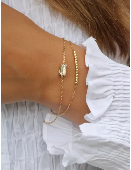 Ro Copenhagen | Rock Beads Me Armbånd18kt Rødguld