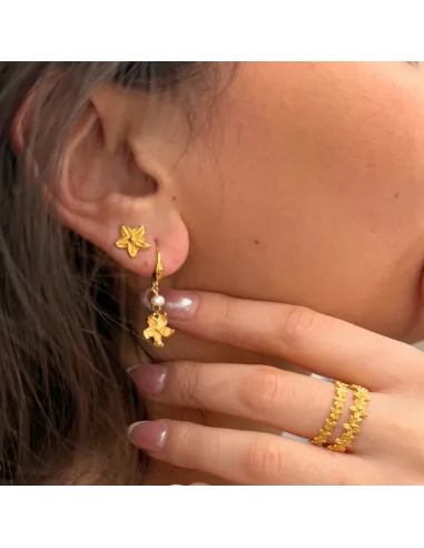 Izabel Camille | Rosalina - Øreringe Forgyldt