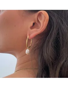 Izabel Camille | Amalie - Øreringe Forgyldt 2