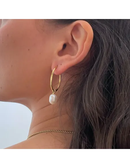 Izabel Camille | Amalie - Øreringe Forgyldt Izabel Camille | Amalie - Øreringe Forgyldt