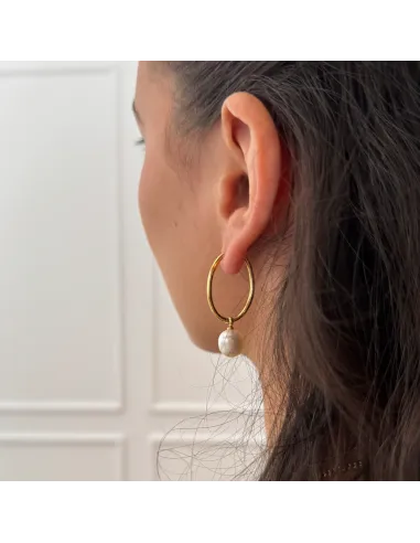 Izabel Camille | Amalie - Øreringe Forgyldt