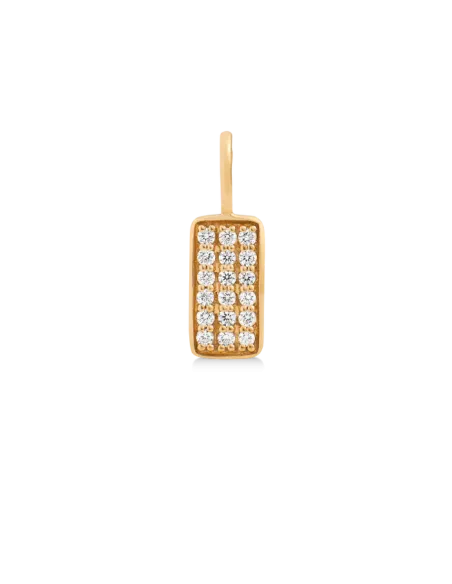 Ro Copenhagen | Rock Square Diamant Vedhæng