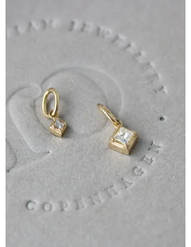 Ro Copenhagen |Rock Classic Diamant Vedhæng S 18kt Rødguld