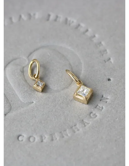 Ro Copenhagen |Rock Classic Diamant Vedhæng S 18kt Rødguld