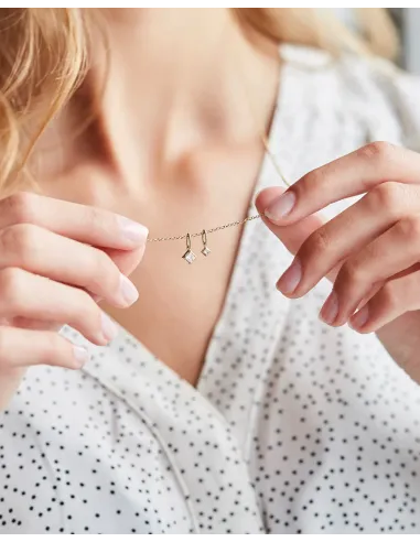 Ro Copenhagen |Rock Classic Diamant Vedhæng S 18kt Rødguld