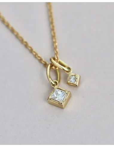 Ro Copenhagen |Rock Classic Diamant Vedhæng S 18kt Rødguld