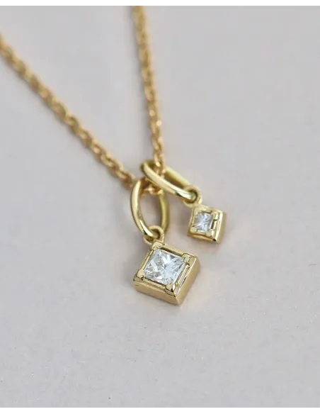 Ro Copenhagen |Rock Classic Diamant Vedhæng S 18kt Rødguld