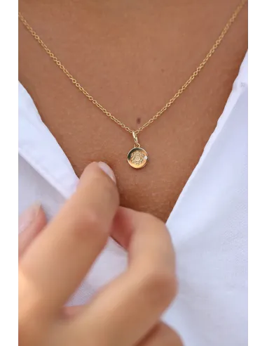 Ro Copenhagen | Inner Peace Kronechakra vedhæng 18kt Rødguld