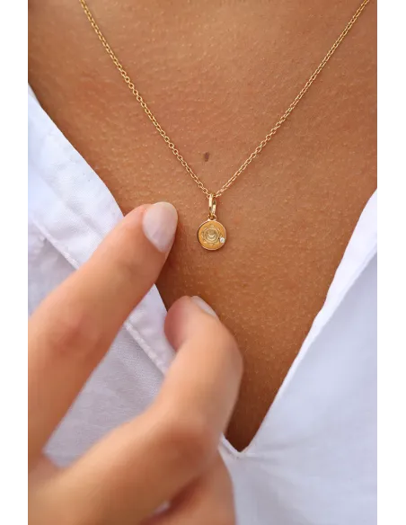 Ro Copenhagen | Inner Peace Harachakra vedhæng18kt Rødguld