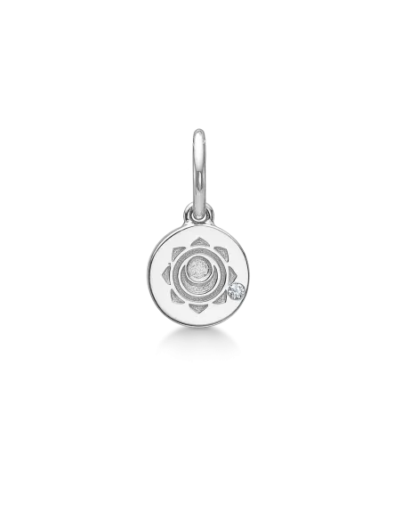 Ro Copenhagen | Inner Peace Harachakra vedhæng18kt Hvidguld Ro Copenhagen | Inner Peace Harachakra vedhæng18kt Hvidguld