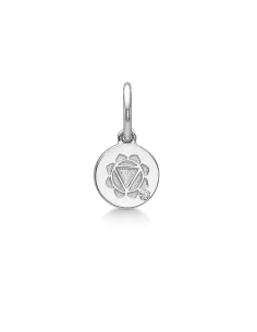 Ro Copenhagen | Inner Peace Solar Plexus Chakra vedhæng 18kt Hvidguld