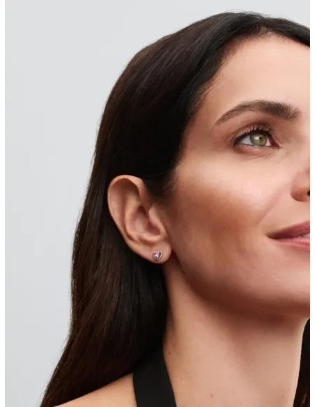 PANDORA | Fremhævet Pink Hjerte Ørestikker PANDORA | Fremhævet Pink Hjerte Ørestikker