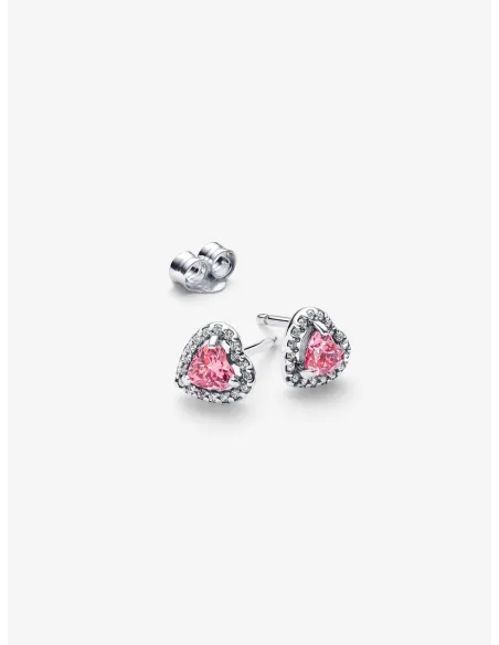 PANDORA | Fremhævet Pink Hjerte Ørestikker PANDORA | Fremhævet Pink Hjerte Ørestikker