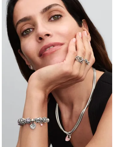 PANDORA | Flettet Hjerte Morcharm