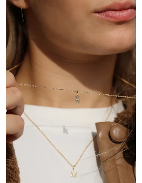 Ro Copenhagen | My E Diamant Vedhæng 18kt Rødguld