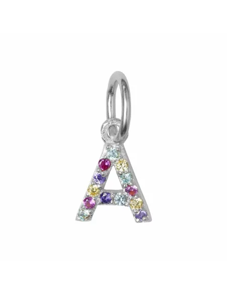 SUSANNE FRIIS BJØRNER | A bogstav vedhæng med zirkoner