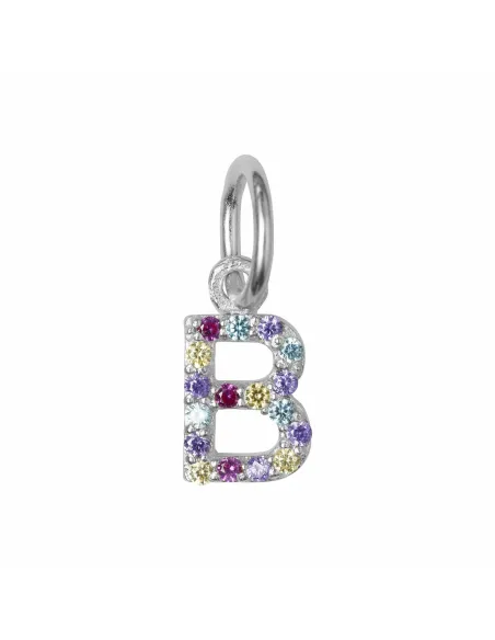 SUSANNE FRIIS BJØRNER | B bogstav vedhæng med zirkoner