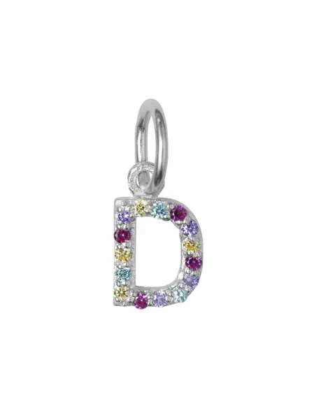 SUSANNE FRIIS BJØRNER | D bogstav vedhæng med zirkoner