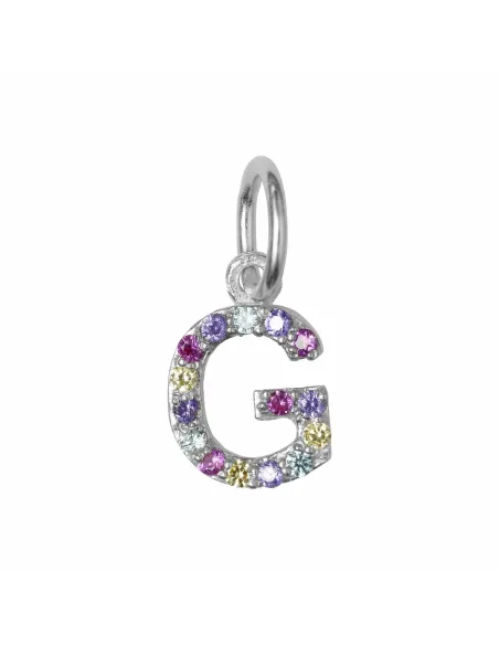 SUSANNE FRIIS BJØRNER | G bogstav vedhæng med zirkoner