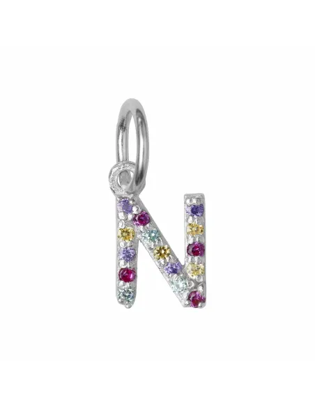 SUSANNE FRIIS BJØRNER | N bogstav vedhæng med zirkoner