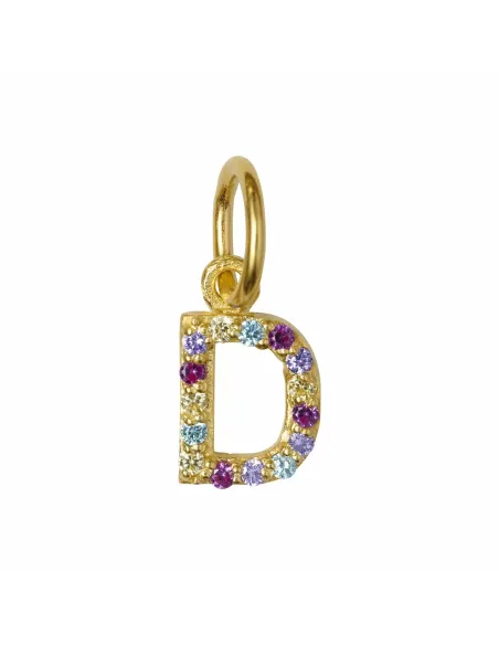 SUSANNE FRIIS BJØRNER | D bogstav vedhæng med zirkoner