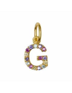 SUSANNE FRIIS BJØRNER | G bogstav vedhæng med zirkoner
