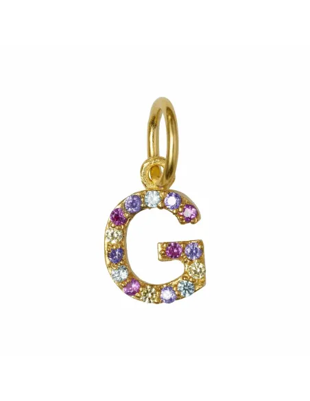 SUSANNE FRIIS BJØRNER | G bogstav vedhæng med zirkoner