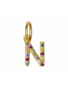 SUSANNE FRIIS BJØRNER | N bogstav vedhæng med zirkoner