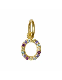 SUSANNE FRIIS BJØRNER | O bogstav vedhæng med zirkoner