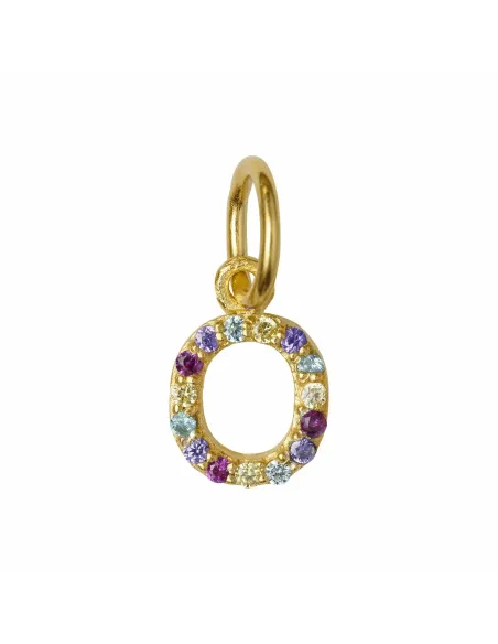 SUSANNE FRIIS BJØRNER | O bogstav vedhæng med zirkoner