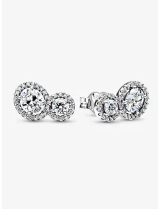 PANDORA | Omfavnende Halo Ørestikker