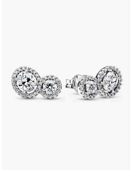PANDORA | Omfavnende Halo Ørestikker