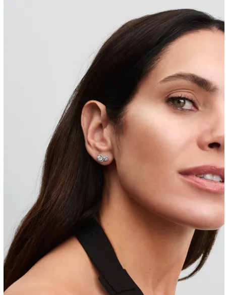 PANDORA | Omfavnende Halo Ørestikker