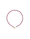 STINE A | Love Drop Necklace - Burgundy