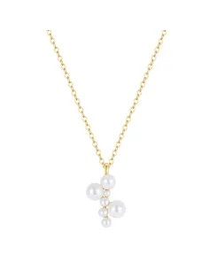 Coro Necklace – elegant halskæde med perleklase fra Cloud Collection.