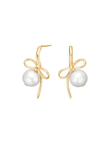 NORDAHL JEWELLERY | Forgyldt sølv ørestikker BOW52