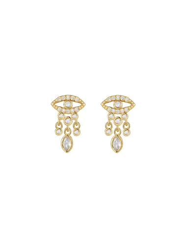 Joya Petite Studs – elegante, bølgede ørestikker fra Tides kollektionen.