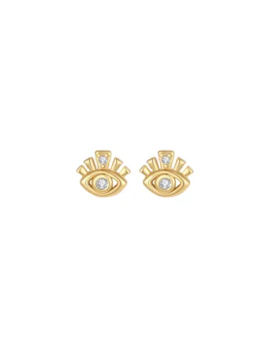 Joya Petite Studs – elegante, bølgede ørestikker fra Tides kollektionen.