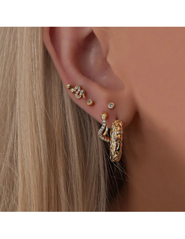 Nava Copenhagen | Agua Petite Studs - Forgyldt