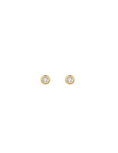 Nava Copenhagen | Agua Petite Studs - Forgyldt