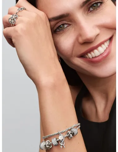 PANDORA | Pavé Uendelighedknude Charm med vedhæng