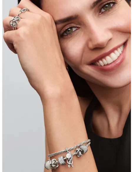 PANDORA | Pavé Uendelighedknude Charm med vedhæng PANDORA | Pavé Uendelighedknude Charm med vedhæng