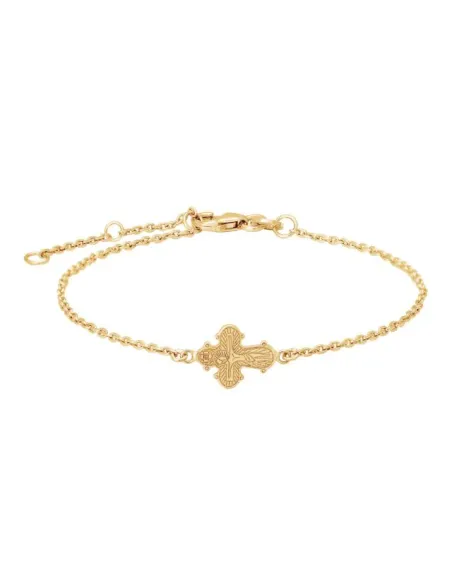 Siersbøl | 9kt. Armbånd dagmarkors