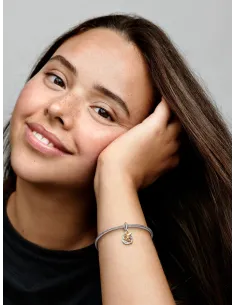 PANDORA | Disney Klokkeblomst charm med vedhæng Sterlingsølv, 14 kt. guldbelægning 2