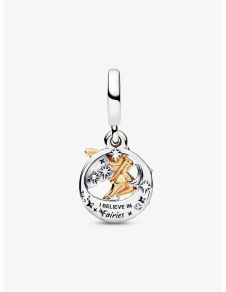 PANDORA | Disney Klokkeblomst charm med vedhæng Sterlingsølv, 14 kt. guldbelægning PANDORA | Disney Klokkeblomst charm med vedhæng Sterlingsølv, 14 kt. guldbelægning