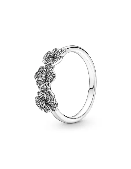 PANDORA | Pansy sterlingsølvring med klare kubiske zirkoner PANDORA | Pansy sterlingsølvring med klare kubiske zirkoner