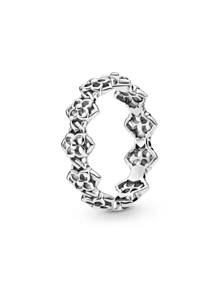 PANDORA | Rose blomster sterlingsølv ring