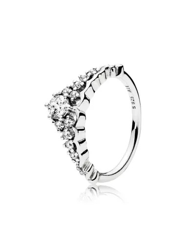 PANDORA | Tiara sølvring med klare kubiske zirkoner