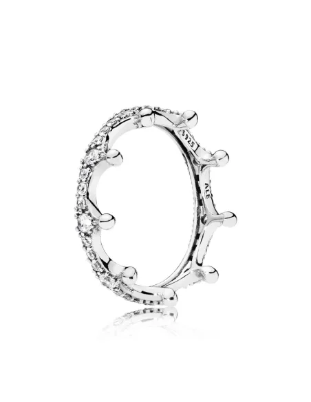 PANDORA | Krone sølvring med klare kubiske zirkoner PANDORA | Krone sølvring med klare kubiske zirkoner